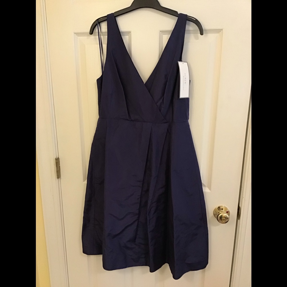J Crew wedding collection dress Pacific blue